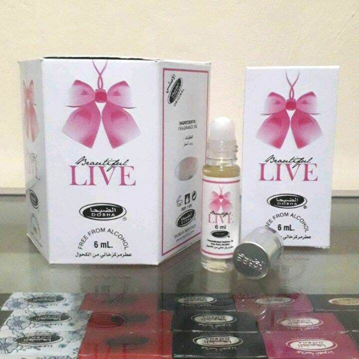 BEAUTIFUL LIVE Parfum DOBHA Kemasan 6ml Minyak Wangi Roll On Non Alkohol