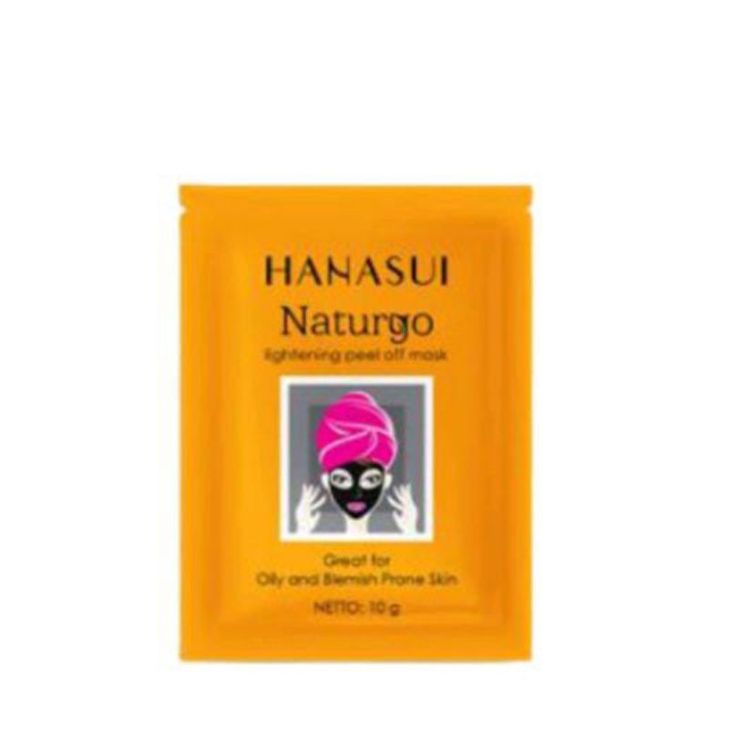 Masker Naturgo Hanasui Black Mask BPOM