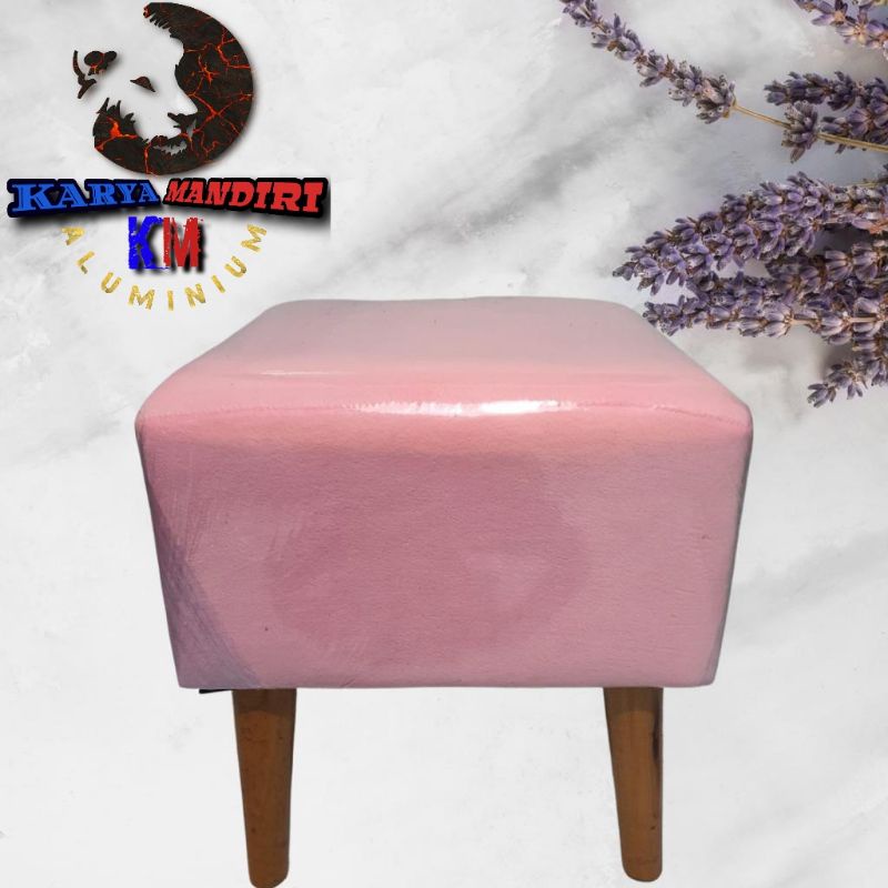 SOFA STOOL / SOFA KOTAK / KURSI STOOL TINGGI 45CM - KOTAK