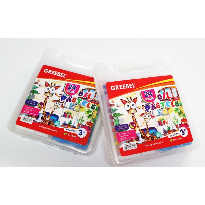 

Buruan Oil Pastel Greebel Gb-24C Pp Case Isi 24 Warna Hot Sale