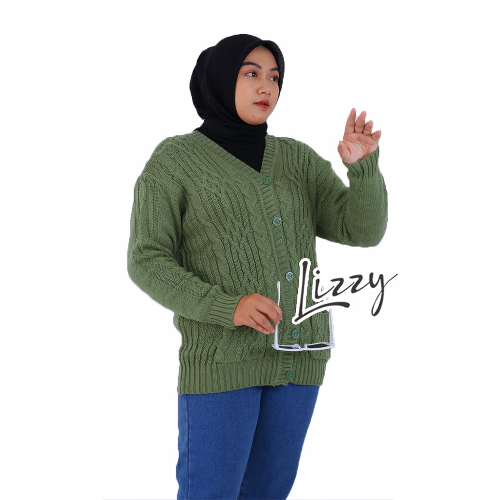 Lizzy - CARDIGAN CABLE TUMBLR PREMIUM