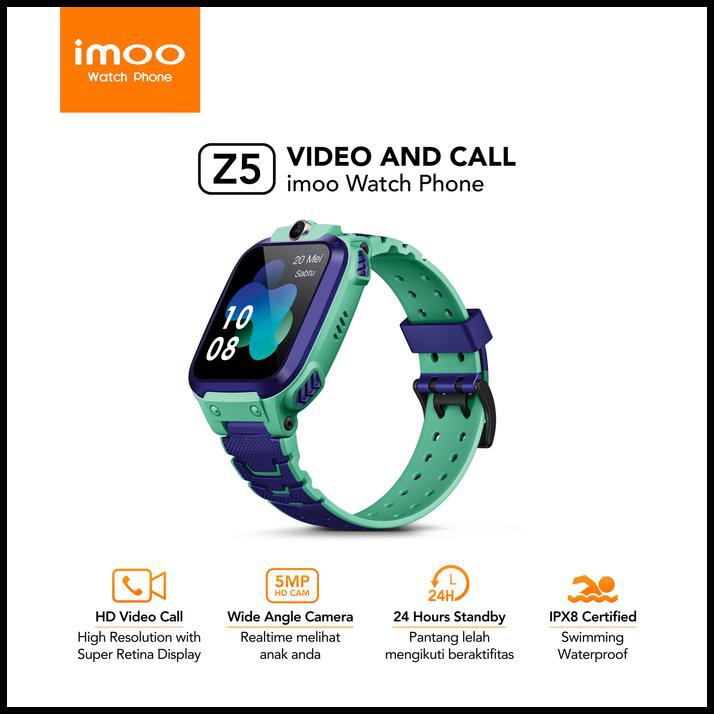 Hot Promo Imoo Watch Phone Z5 - Hd Video Call Jam Tangan Anak Smart Watch Anak - Pink Kiriman Cepat