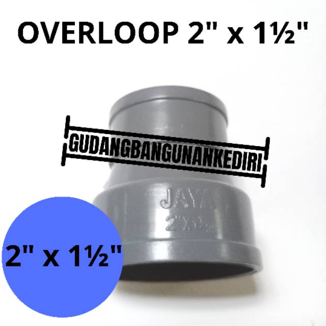 Overloop 2&quot; x 1 1/2&quot; | sock 2&quot; x 1 1/2&quot; | sok 2&quot; x 1 1/2&quot; | verlop Perlop JAYA PVC