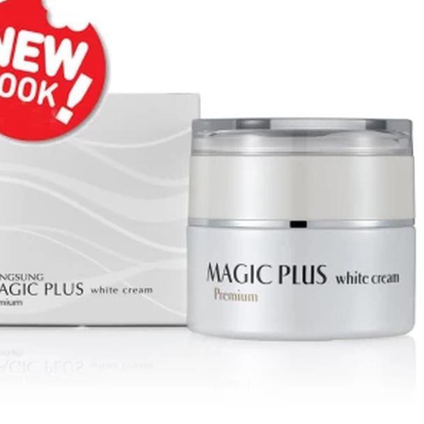 MAGIC PLUS White Cream Premium DIJAMIN100% ORIGINAL LEJEL HOMESHOPPING