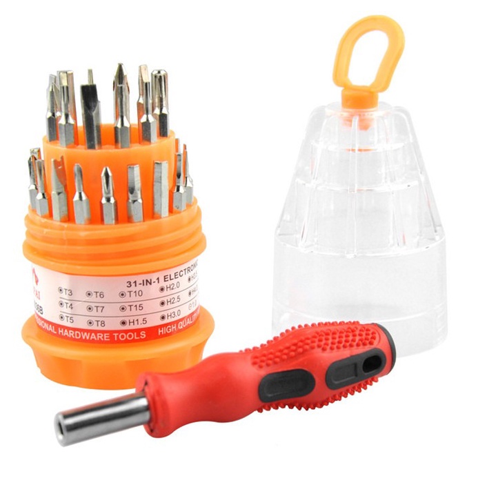 IKILOSHOP OBENG SET 31 IN 1 Mini Screwdriver Kecil Set Handphone Elektronik HP Leptop