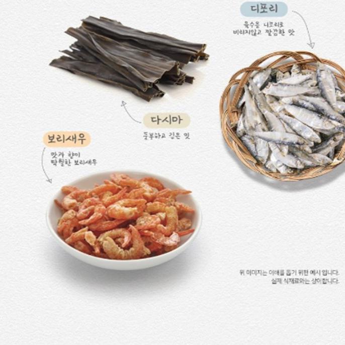 

TERLARIS KALDU KOREA POUCH GOMGOM SEAFOOD SOUP PACK ANCHOVY SHRIMP KELP BUMBU & BAHAN MASAKAN