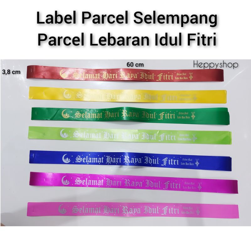

Label Parcel, Selempang Parcel Lebaran Idul Fitri, Hiasan Parcel
