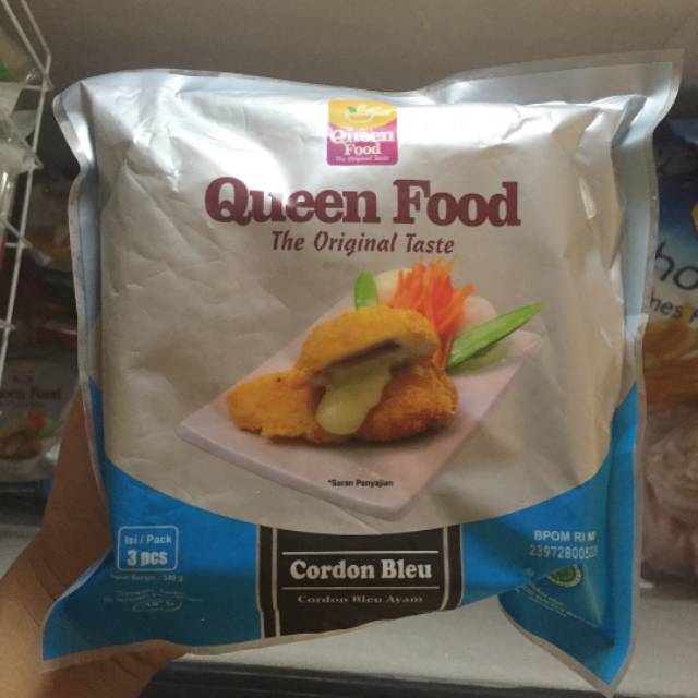 

FROZEN FOODS queen food chicken cordon bleu 340gr isi 3s