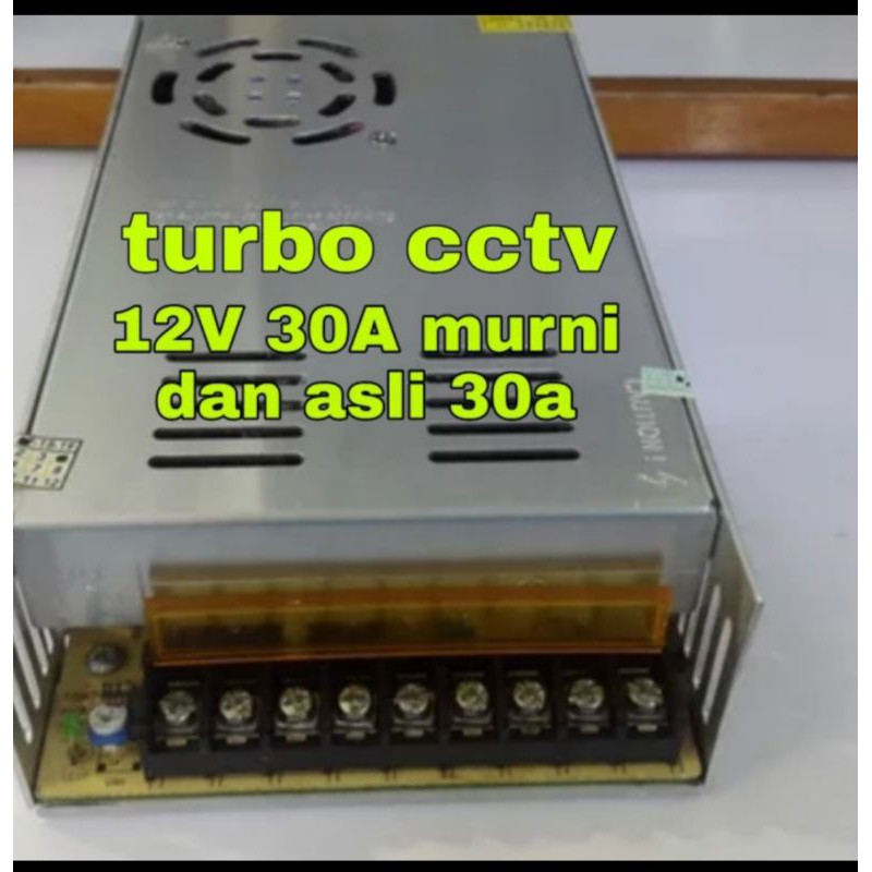 Power Supply Switching 12V 30A 360 Watt Cocok Untuk CCTV LED RADIO