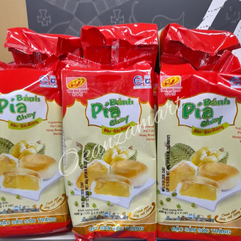 

Tan Hue Vien Pia Durian & Kacang Hijau 400gr
