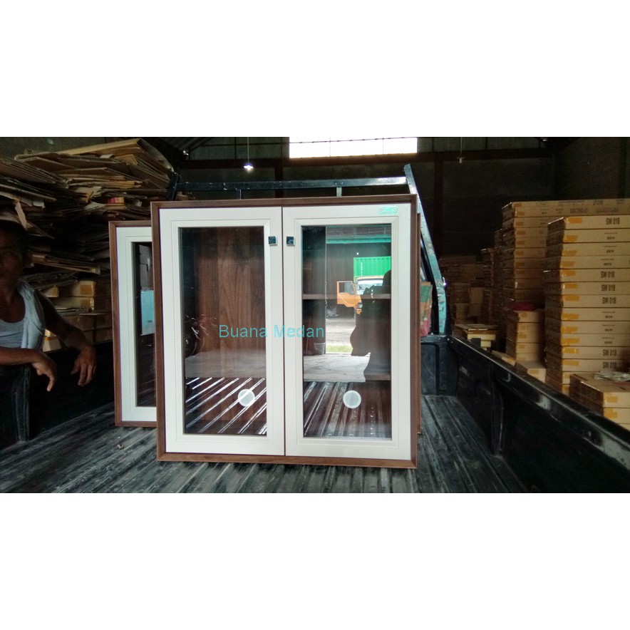 Kitchenset/lemari gantung/Dapur/Rak Gantung  Pintu Kaca Tipe KSA 2162