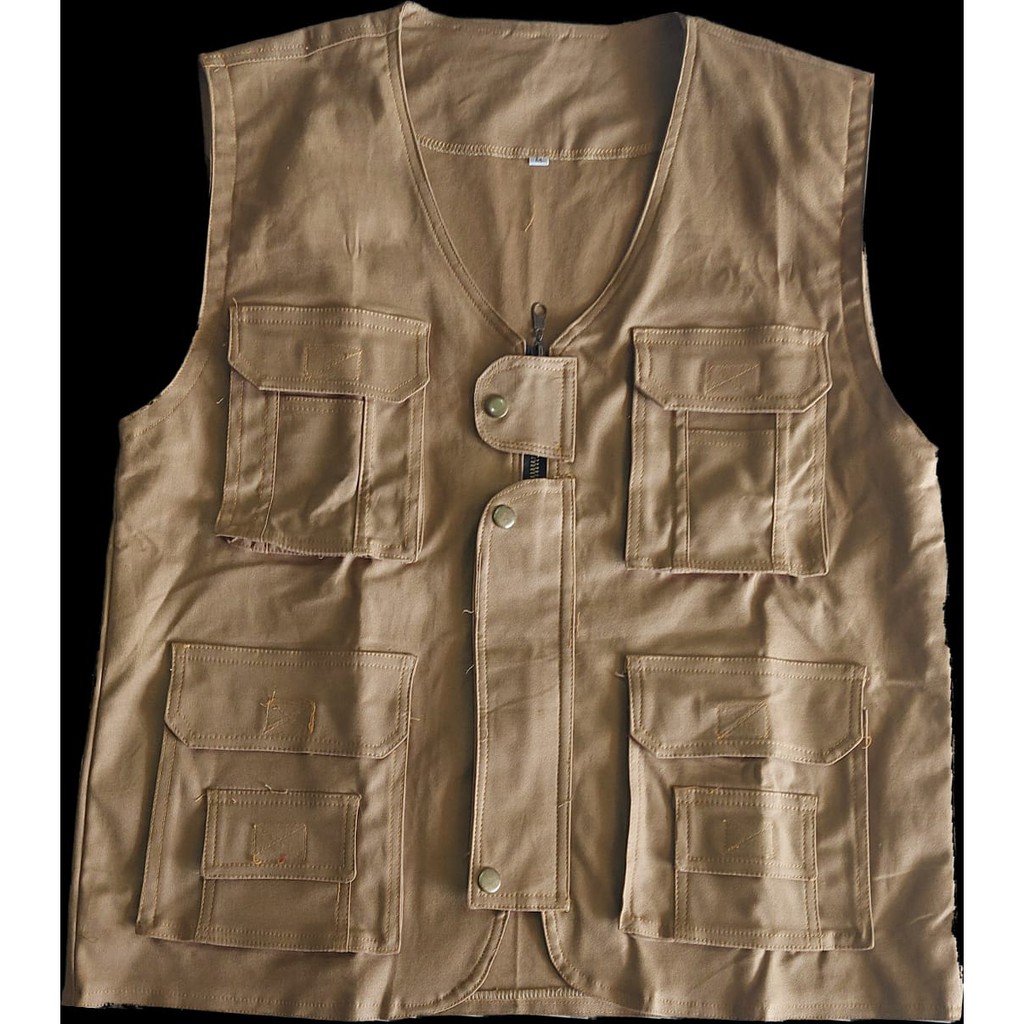 Rompi Outdoor Siaga Bencana/BPBD/Satgas Covid_19 Katun Krem,Tan, Coyote Brown