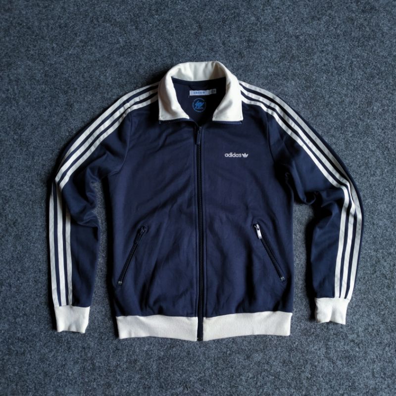 ADIDAS S BECKENBAUER Tracktop Jaket Original Second Navy Europa Firebird Casual Clobber