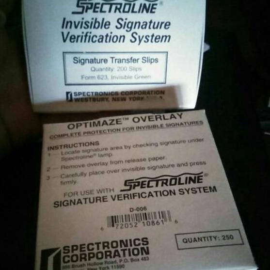 

[kami.menjual]⭐ Spectroline Signature Invisible & Overlay bisa Satuan(BAG2944) [makasih,,.ya..]