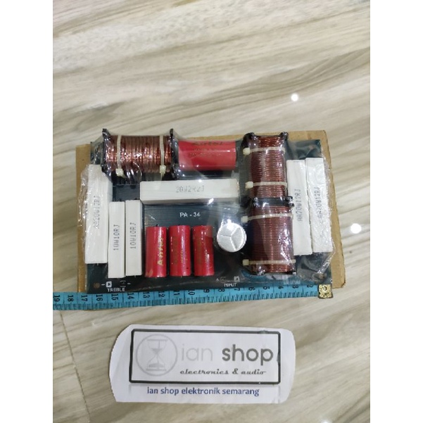 Kit Crossover Pasif BME 2 Way PA34 Cross Pasif PA 34 Mid High Pembagi Suara Middle dan High Pembagi 