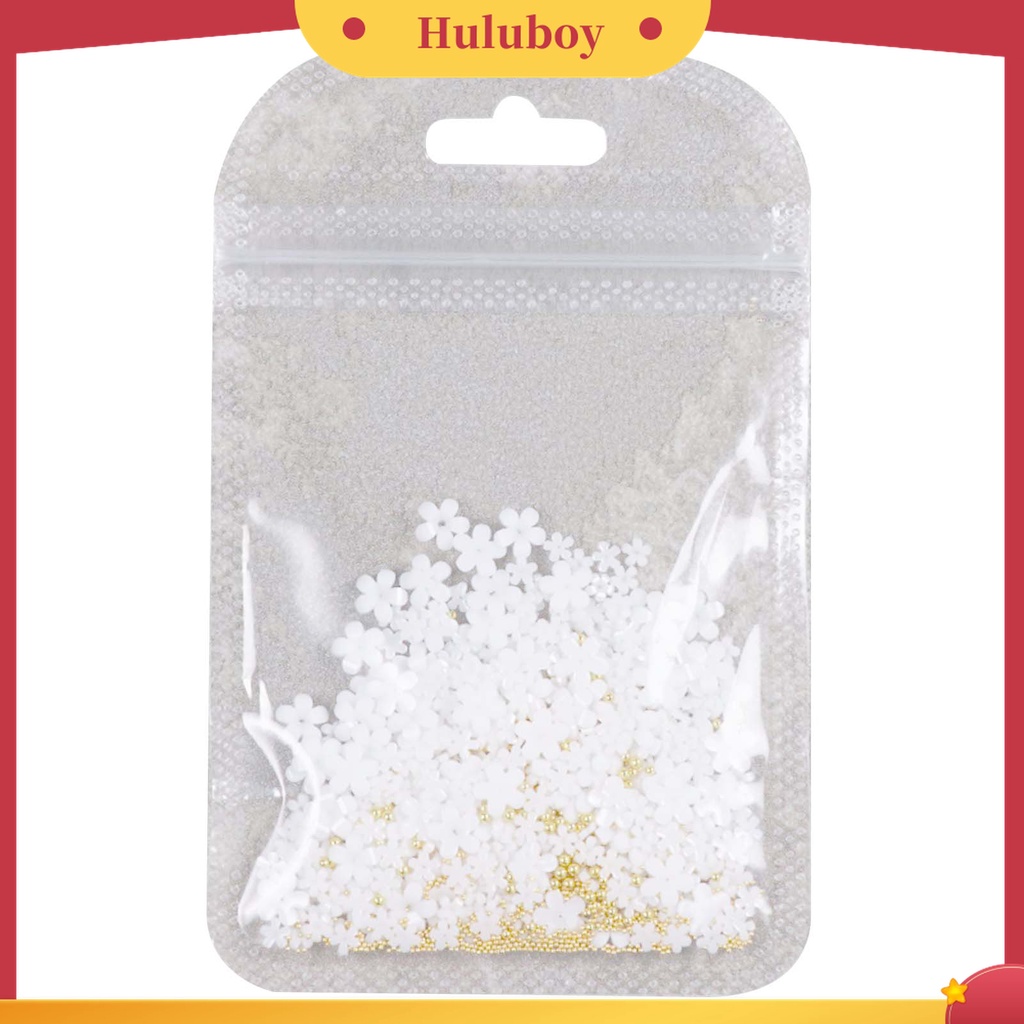 Huluboy Huluboy♡ 1 Pack Bunga Kecil Bahan Resin Untuk Dekorasi Nail Art