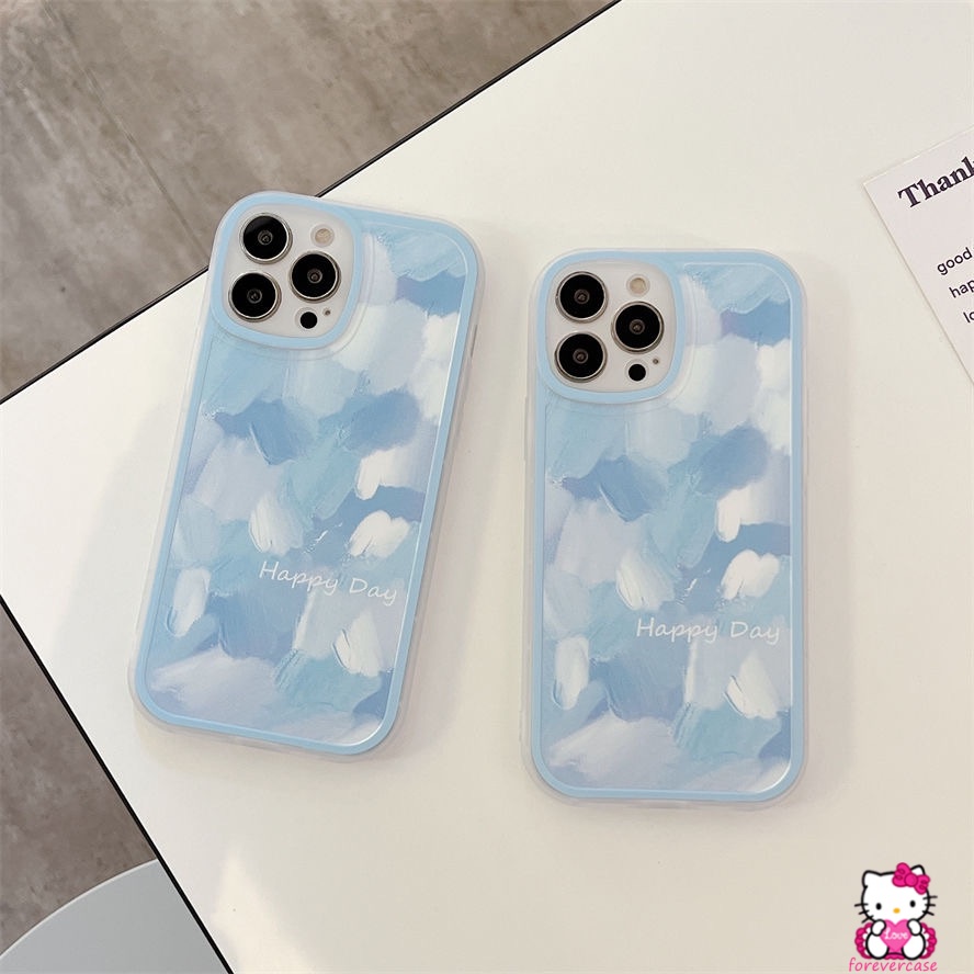 Soft Case Silikon Motif Lukisan Graffiti Biru Untuk Redmi 10 10A 9A 9T 9C 10C 9 9C NFC Note 9 10 11 8 9s 9pro 11s 10s 10pro Max Plus Xiaomi POCO M3 X3