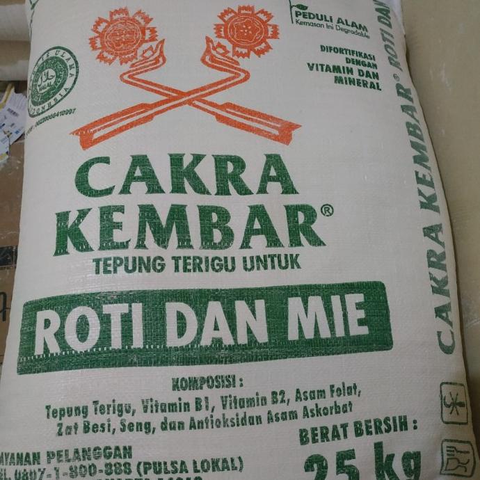 

PROMO Tepung CAKRA KEMBAR 25 KG khusus Gojek Grab INSTANT