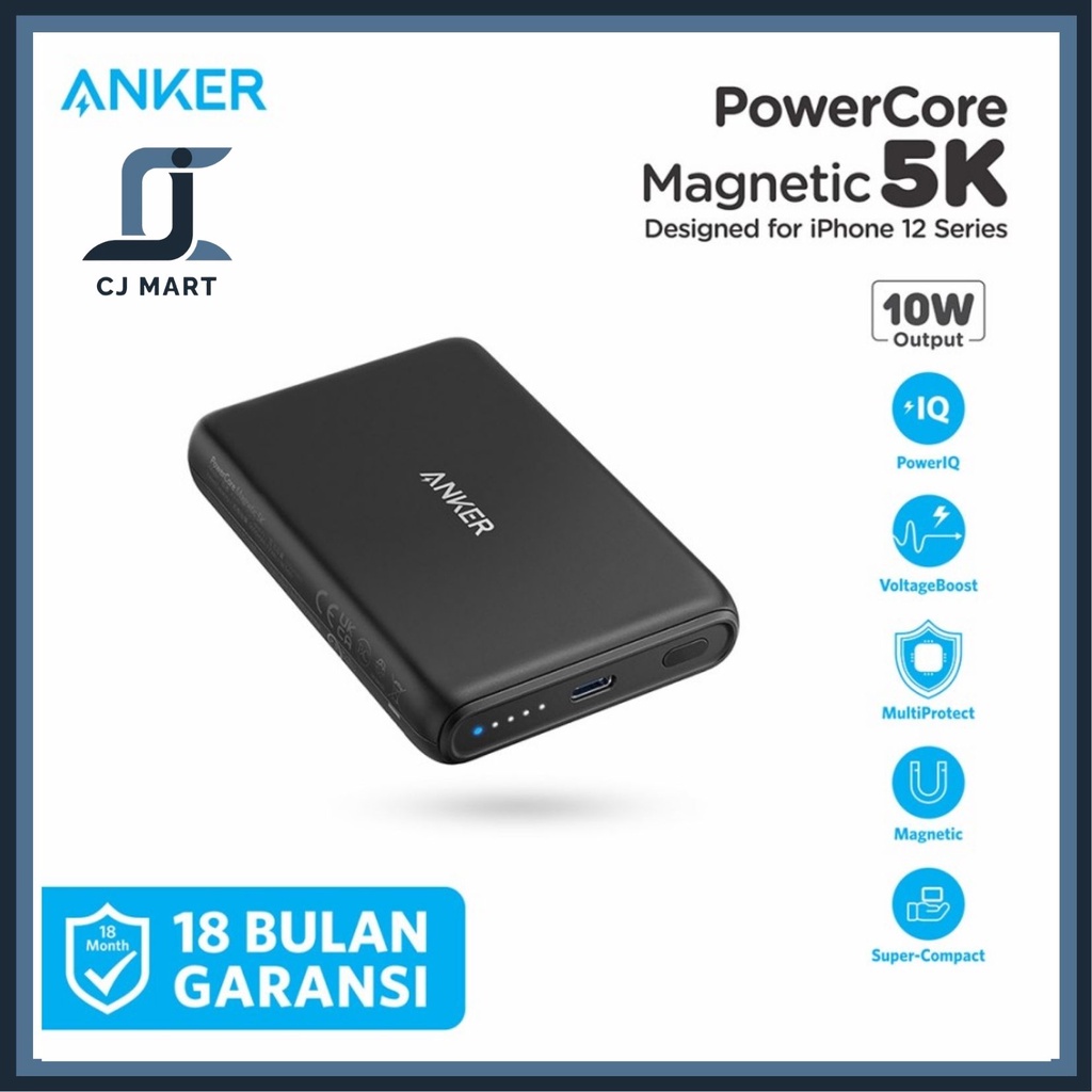 Powerbank MagSafe Anker PowerCore 5k Powerbank 5000mAh - A1619