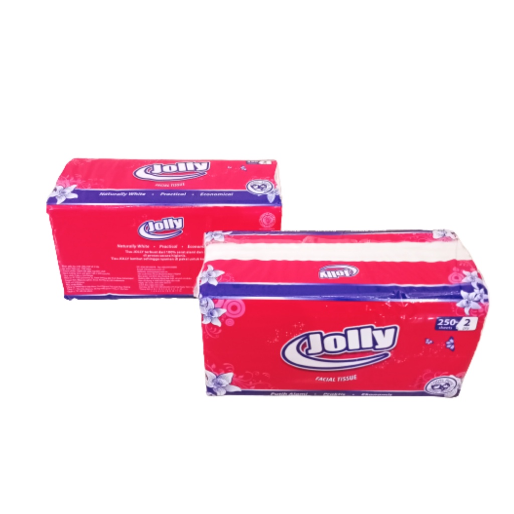 TISSU JOLLY 250 SHEETS/2Ply (2 Pack)