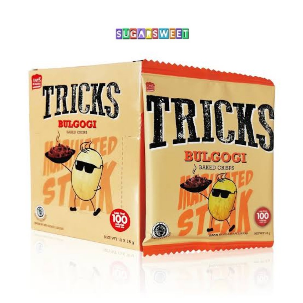 

Tricks Crisps Potato Baked Rasa Bulgogi / Camilan Kentang