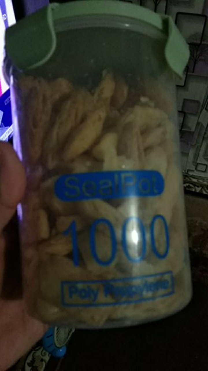 Toples Transparan Plastik Anti Tumpah Murah 1000ml Tempat Penyimpanan Makanan Ringan Alat Dapur