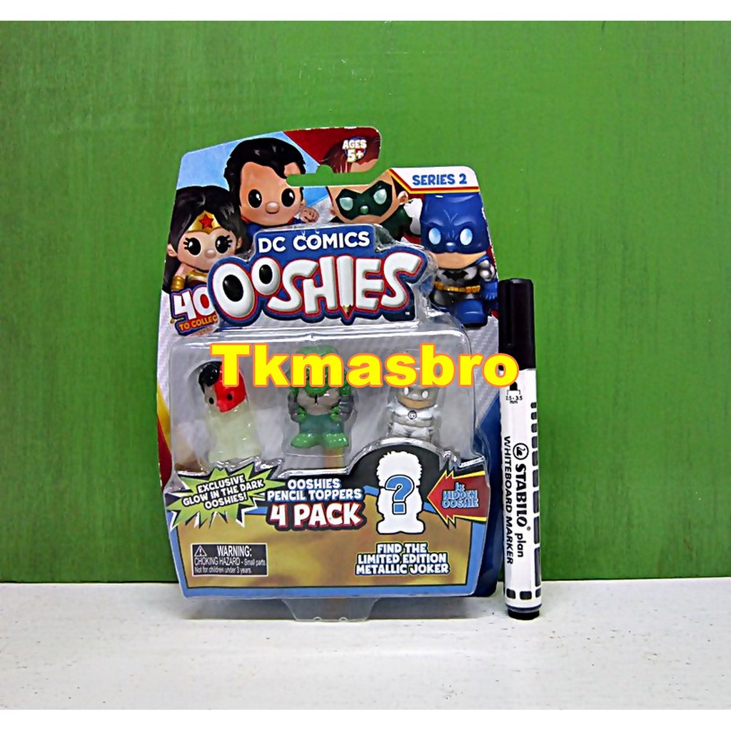 

Ooshies Pencil Toppers Series 2 Dc Comics 4 Pack