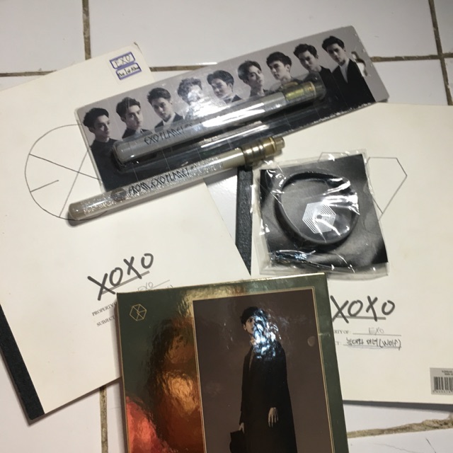 Album Exo Exodus Chanyeol & Xoxo Wolf photocard chen