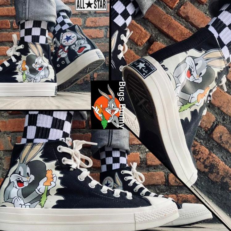 SUD.927626– SEPATU CONVERSE BUGS BUNNY/CONVERSE X BUGS BUNNY/CONVERSE BUNNY/CONVERSE MOTIF/ALLSTAR M