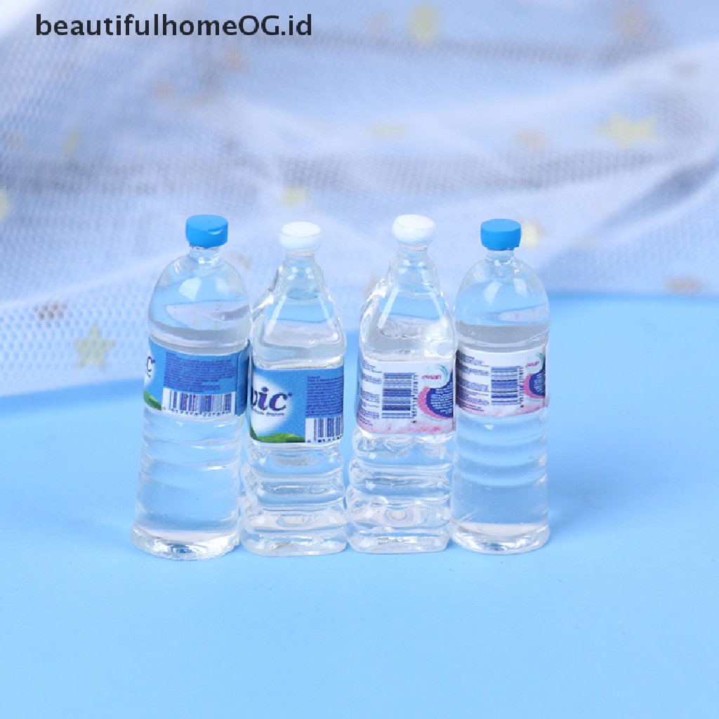 10pcs / Set Mainan Miniatur Botol Air Mineral Skala 1: 12 Untuk Aksesoris Rumah Boneka