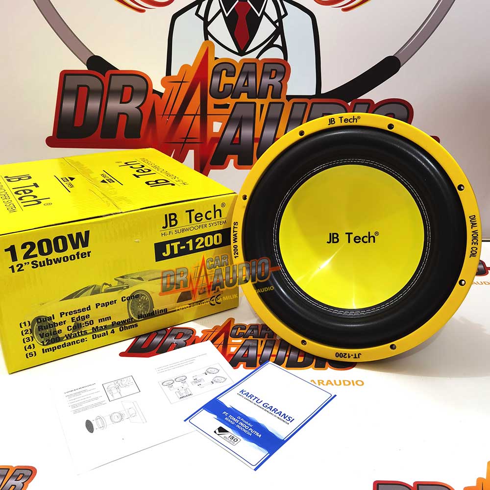 Subwoofer JB-Tech JT-1200 Double Voice Coil Speaker 12 Inch