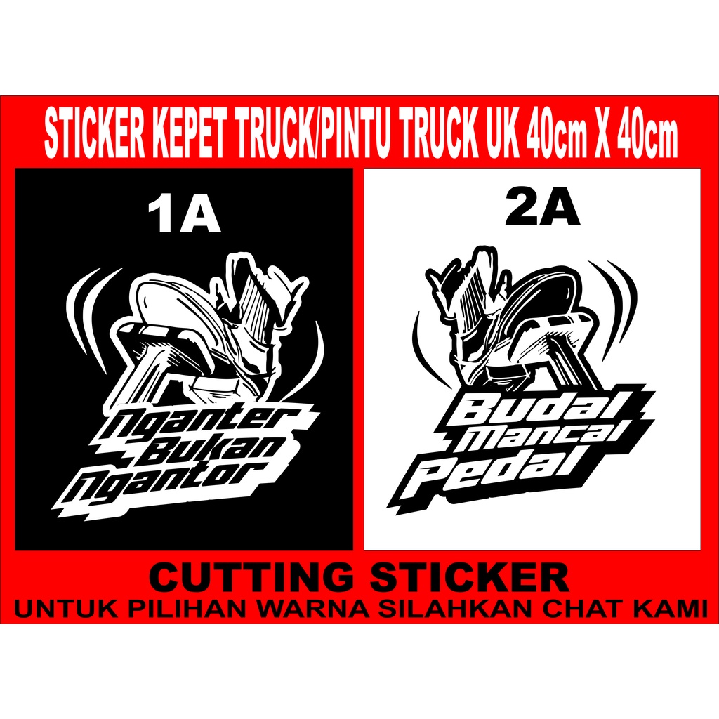 CUTTING-STICKER...KEPET..TRUCK/KABIN..TRUCK