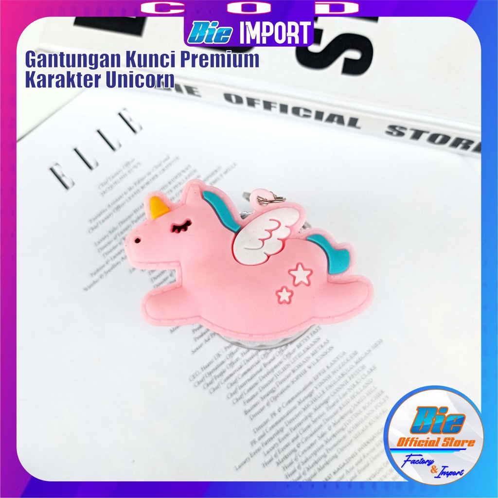 Gantungan Kunci Unicorn Pastel Premium Impor Best Seller