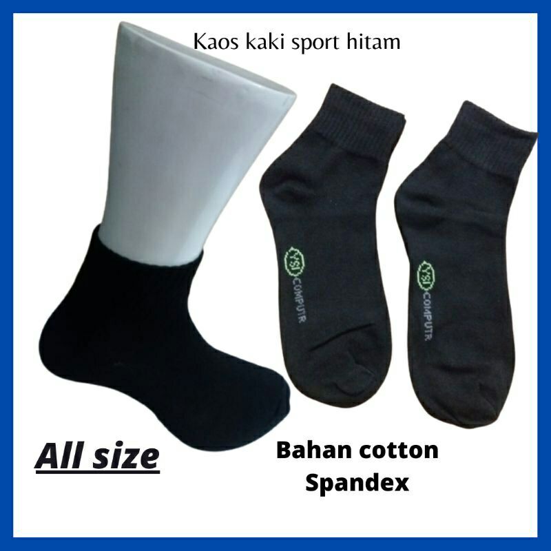 Kaos Kaki Pria YSI Computer Original Tebel/Kaos Kaki Pria Pendek