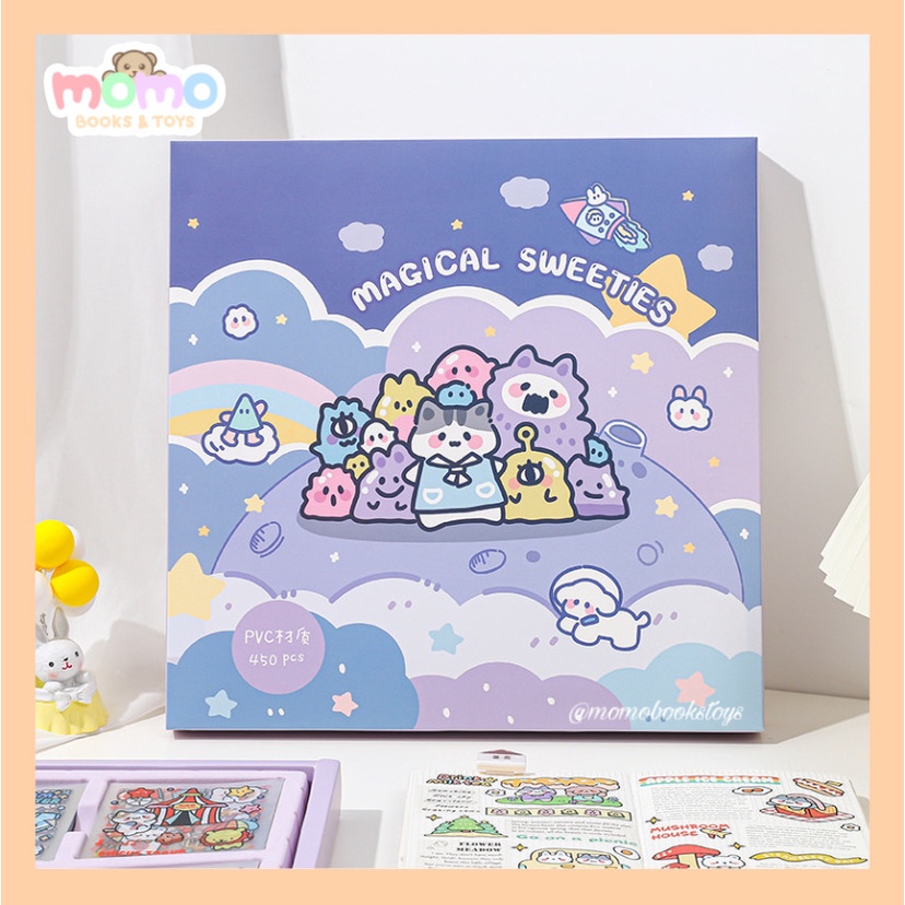 

[MOMO] 1 Lembar Sticker Aesthetic PVC Anti Air | Stiker Estetik Journal | Sticker Kartun Karakter Anak Korea Lucu DECO Hp Tumblr Laptop | Cute Sticker DIY Waterproof Tempel Buku | Dekorasi Scrapbook Diary Notebook Satuan Ecer Murah