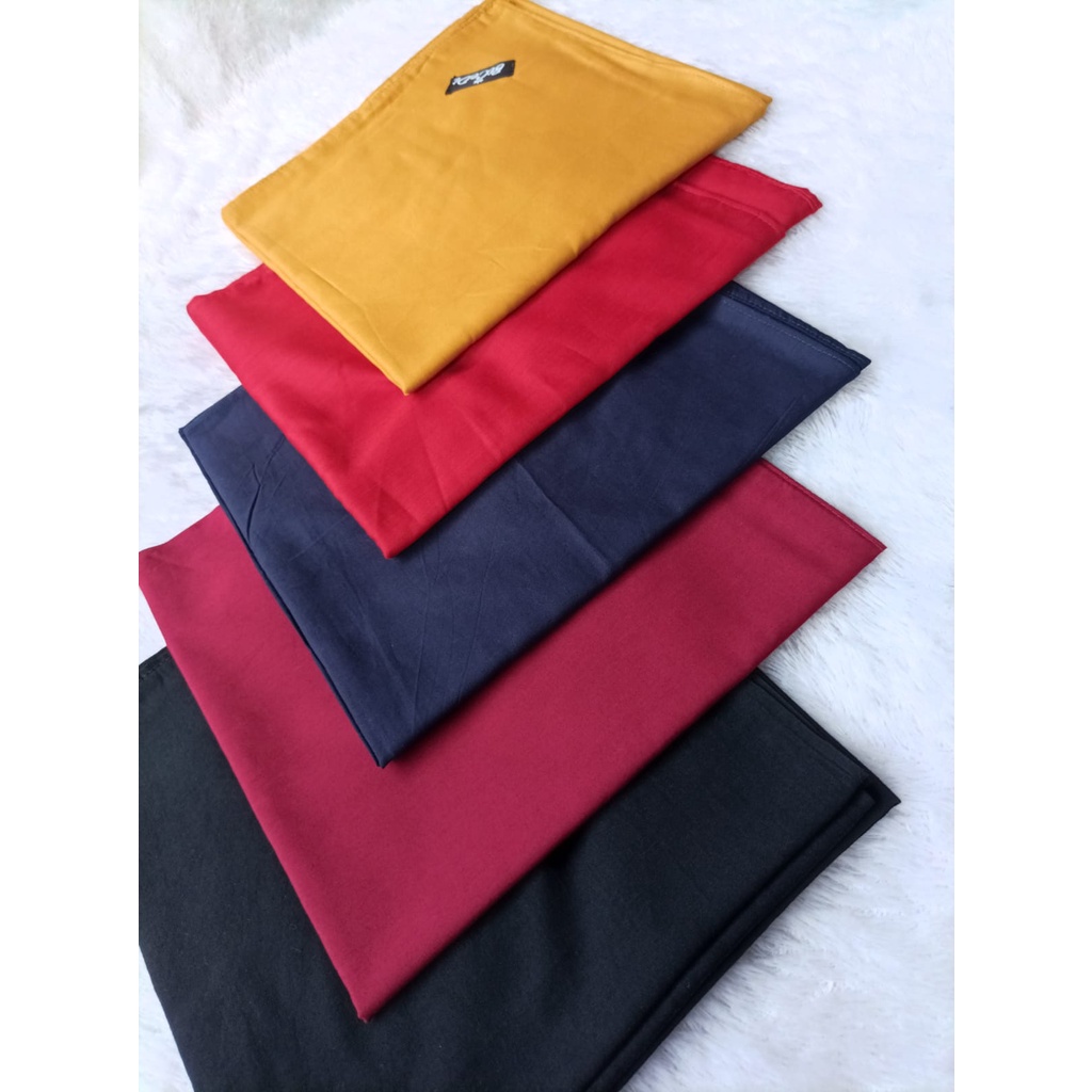 Hijab Segiempat Nings Katun PE 110cm x 110cm Hijab polos BICEDI