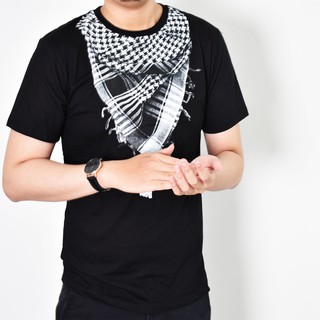 BUY 1 GET 1 Credomenstore Kaos  3D  Motif Muslim Sorban  