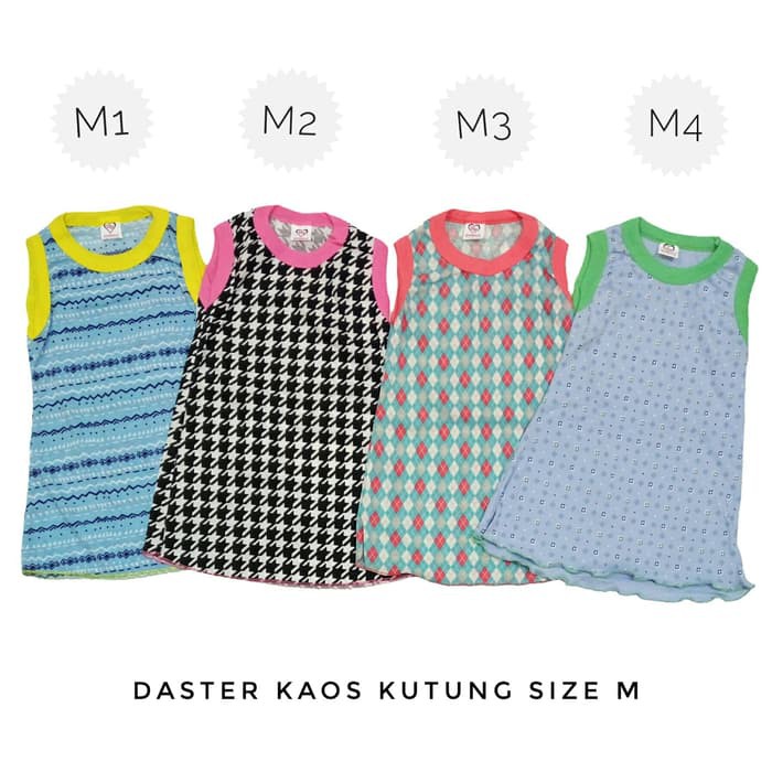 SALE MURAAH Daster / Dress Bayi / Anak size M (1-2th) set isi 3pcs ,