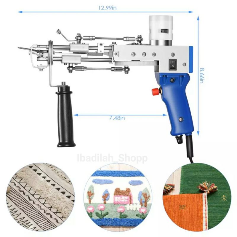 Alat Jahit Karpet Carpet Tufting Flocking Gun Cut Pile - TD-01-DW