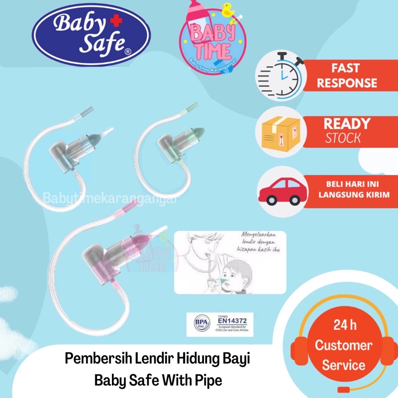 Babysafe Nasal Aspirator NAS02 / Aspirator with Pipe - Penyedot Ingus (lendir) Bayi