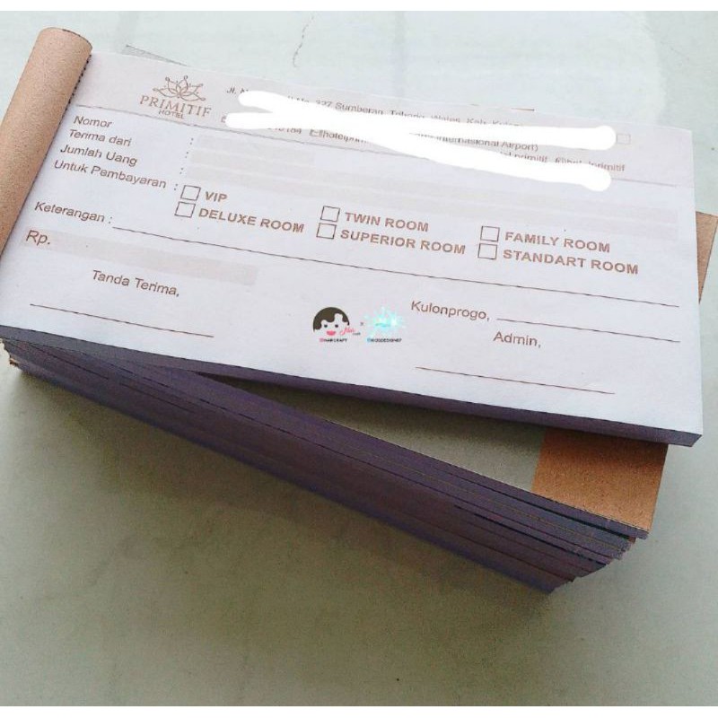 

NARCRAFT CUSTOM NOTA / KWITANSI / FORM ORDER OLSHOP 1/3 FOLIO 1 PLY