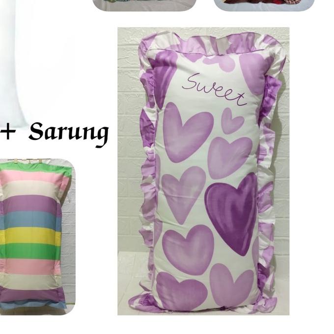 ✵ Sarung Bantal Cinta Dewasa dan Karakter, Sarung Bantal Cinta Jumbo, Sarung Bantal Panjang ( Sarung