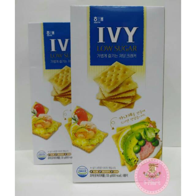 

Haitai Ivy Krekers - Krekers Tanpa Gula 135gr