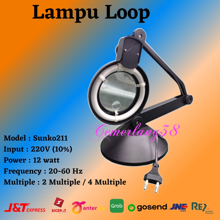 Kaca Pembesar ( Magnifying Lamp ) Model Sunko 0211