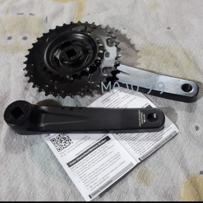 Crankset MTB Crank Set Gir Depan Shimano FC-M315 36/22T Double Chain Ring Simano