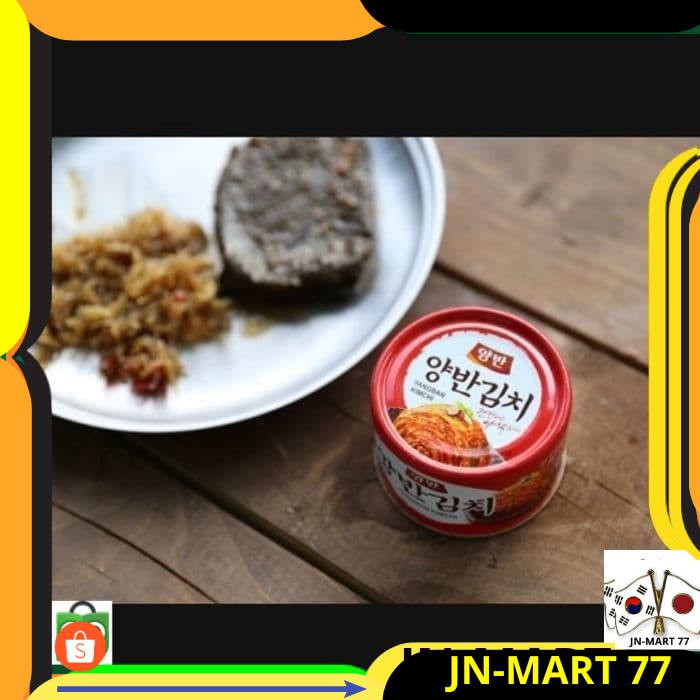 

MAKANAN KOREA/KOREAN FOOD/KIMCHI KOREA HALAL YANGBAN KIMCHI KALENG 160 GR CANNED ORI KOREA IMPORT