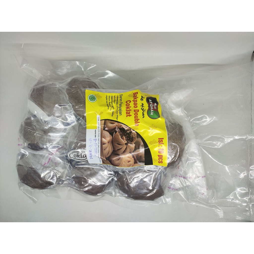 

De Afgan Bakpao Double Coklat Isi 10