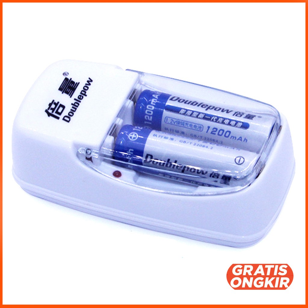 Charger Baterai 2 slot for AA AAA 1200mAh DP-B01