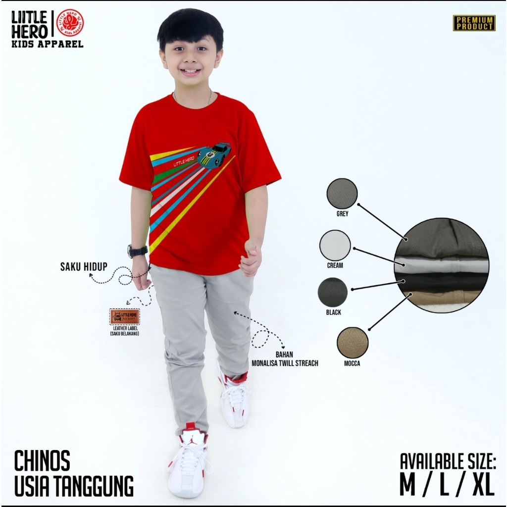 Celana Chino Anak Panjang 10-13 Tahun Anak Laki-laki Dan Perempuan Bisa Pilih Warna bisa COD-3