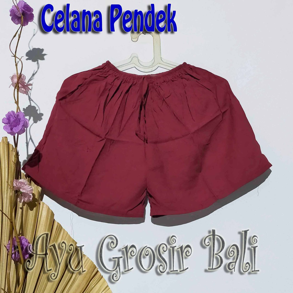 CELANA PENDEK BALI (pilih warna)